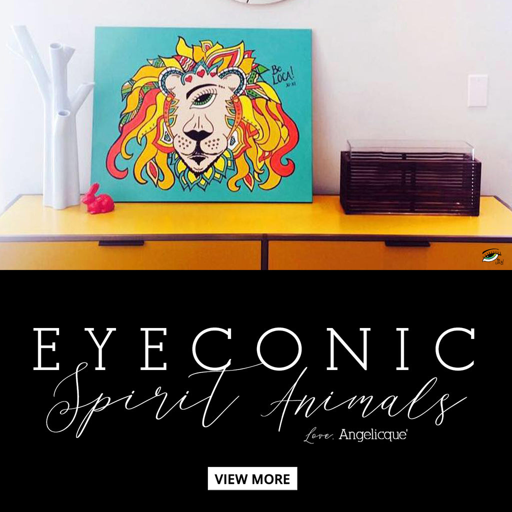 FINE ART | EYEconic Spirit Animals by Angelicque'