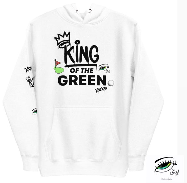 King of the Green Hoodies by Angelicque’ | White