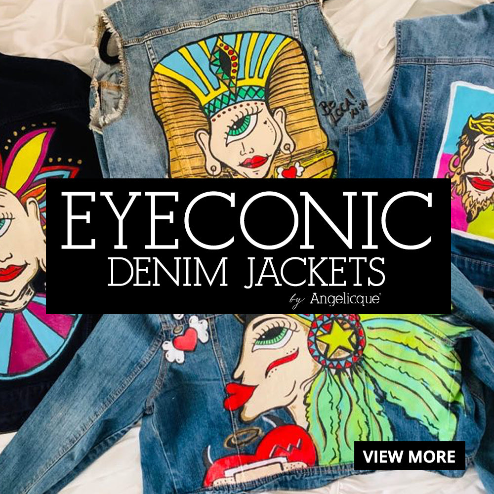 EYEconic Denim Jackets by Angelicque'